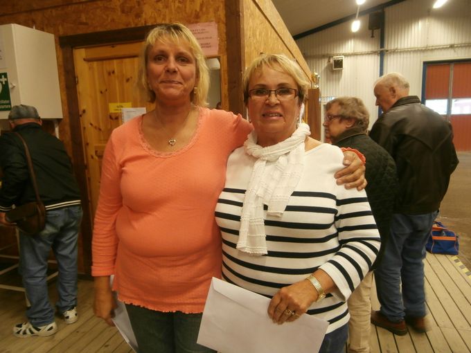 Eva- Karin Ingelstedt och Inger Andersson.
Klubbmästare i boule 2014.